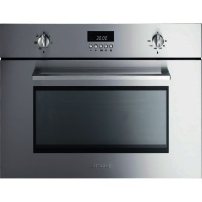 Smeg SC445MCX1 Cucina Combact Built In Combi Microwave in Stainless Steel Smeg SC445MCX1 Cucina Combact Built In Combi Microwave in Stainless Steel